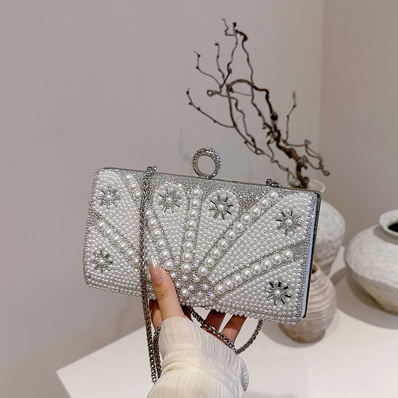 Diamond-encrusted Socialite Handbag Style High-end Evening Shoulder Crossbody Bag - Image 3