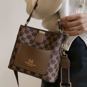 Brand Retro Print Popular Handbag Women’s New Casual Versatile Large Capacity One Shoulder Crossbody Bag