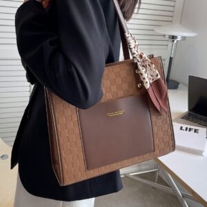 Big 2026 New Internet Celebrity Hot Tote Women’s Large Capacity Work Commuting Texture Shoulder Bag