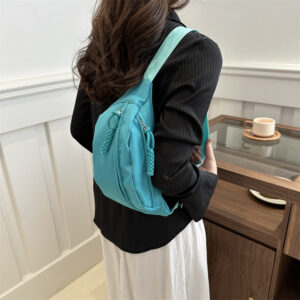 Crossbody For Women Casual 2026 Spring New Canvas Niche Versatile Ins Waist Trendy Sports Chest Bag