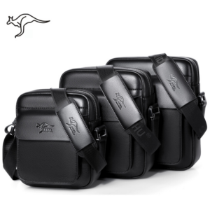 Bags New Men’s PU Leather Shoulder Business Large Capacity Messenger Bag One Piece Dropshipping
