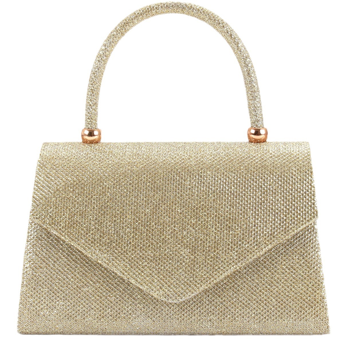 Women's Wedding Handheld Clutch Japanese Style Pleated Evening Bag - Image 5