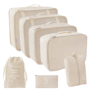 Seven Piece Clothes Portable Large Capacity Suitcase Classification Storage Clothing Bag Travel