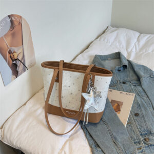 European American Large-capacity Tote Bag Women, 2026 Spring New Model, Suitable For Work And Commuting, Single-shoulder