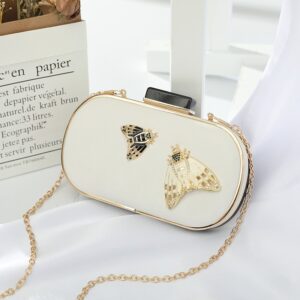 2026 Summer New Style Personalized Insect Butterfly Clutch Evening Versatile Single Shoulder Crossbody Chain Bag