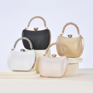 Elegant Socialite Evening Street Fashion Diamond-Encrusted Handbag Chain Dress Bag