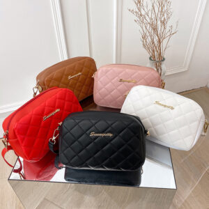 Women’s Quilted 2026 Shoulder Crossbody Embroidered Small Square Bag