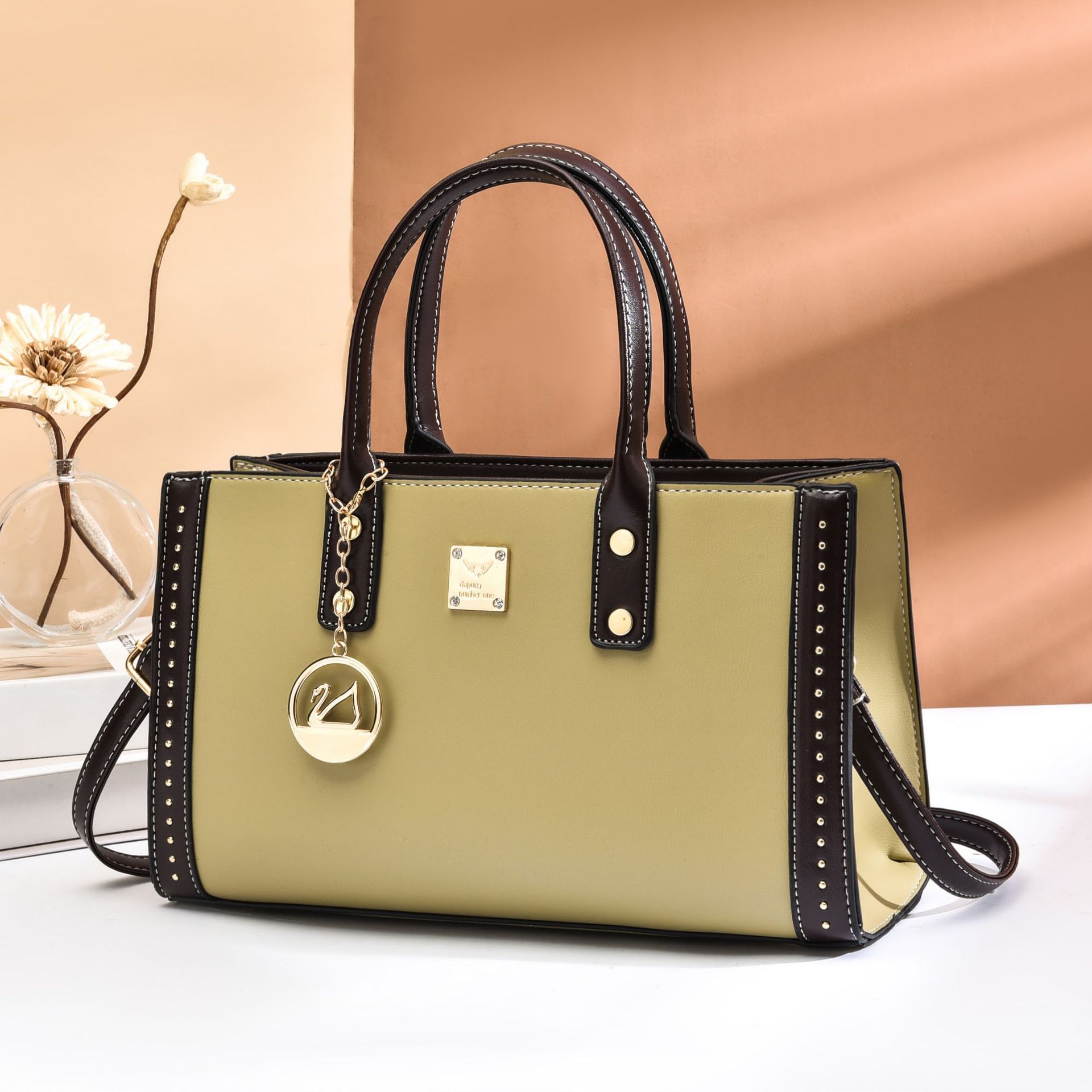 Temperament Mom Single Shoulder Crossbody Bag Texture New Style Trendy Handbag - Image 4