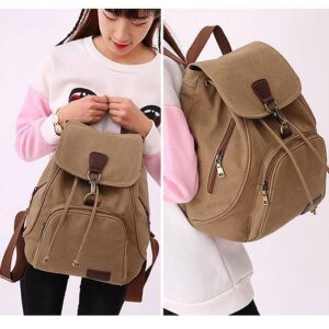 High Capacity Backpacks 2026 New Women’s Outdoor Travel Canvas Bag Retro Trendy School Backpack For College Fashion