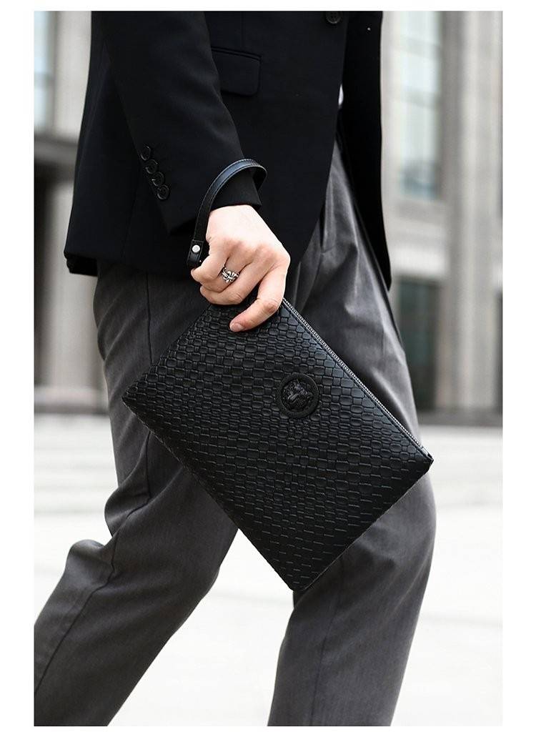 New Business Men's Hand Personality Tiger Head Multi-layer Mobile Phone Key Bag - Image 11