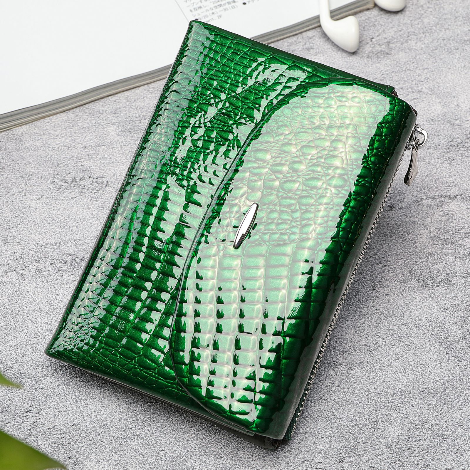 New Women High End Short Genuine Leather Stall Supply Wallet Fashion Coin Purse - Image 4