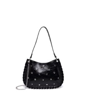 ​​Women’s Chic Underarm Bag With Studded Details And Detachable Dual Straps For Effortless Everyday Style​​ Shoulder