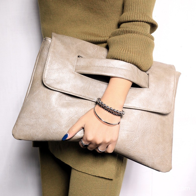 Women's minimalist fashionable bag, 2026 new PU carrying bag with cover, large capacity - Image 4