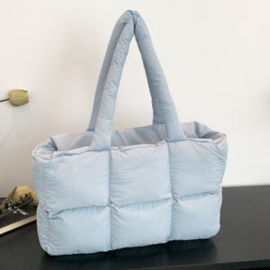 Women’s Underarm 2026 New Versatile Shoulder Down Jacket Large Capacity Fashionable Handheld Tote Bag