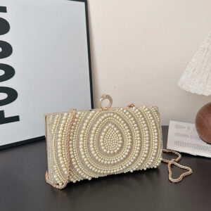 2026 New Evening Handbag Women’s Pearl Party Socialite Single Shoulder Crossbody Lipstick Bag