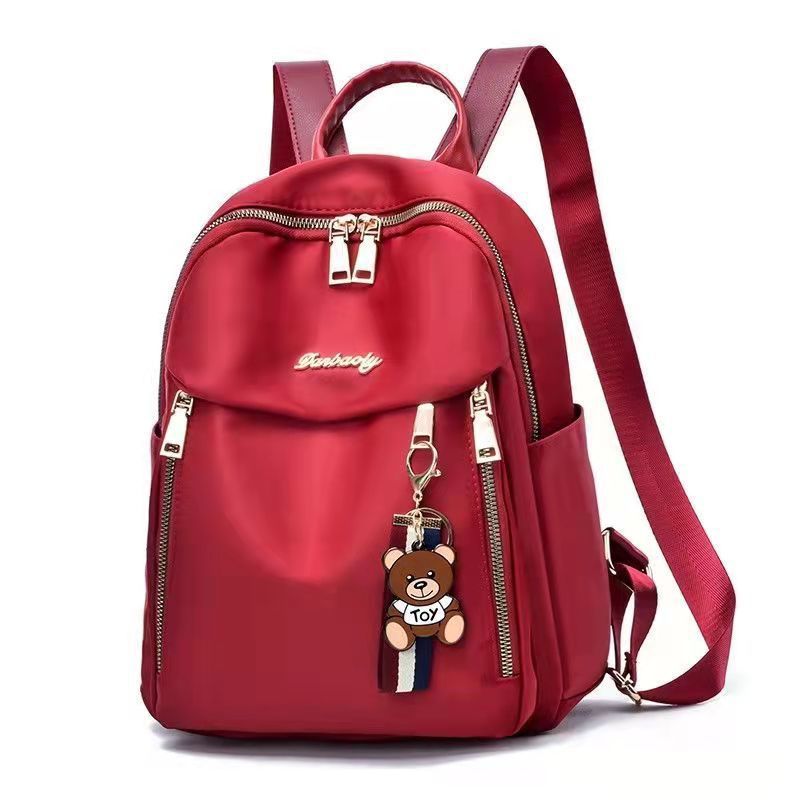 Oxford Cloth 2026 Korean Version New Canvas Fashion Women's Backpack Large Capacity Travel School Bag - Image 7