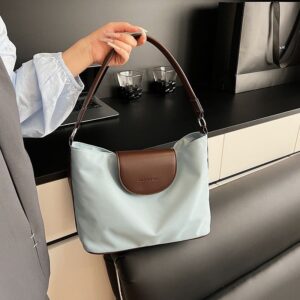 Textured Shoulder For Women, 2026 New Fashion Versatile Large-capacity Nylon Waterproof Handbag, Lightweight Tote Bag