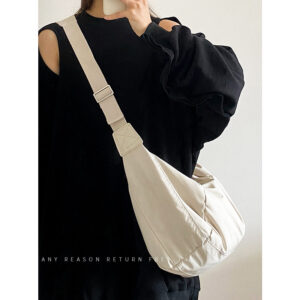 Crossbody For Women 2026 Autumn Winter New Large Capacity Dumpling Down Cotton Simple Versatile Shoulder Bag