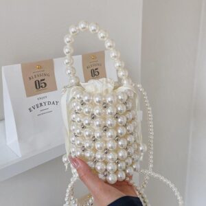 Women’s Handwoven Bucket 2026 New Korean Version Mini Portable Shoulder Messenger Bag