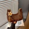 Dark brown with pendant