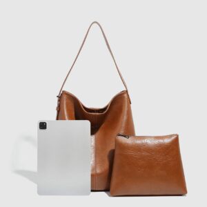 Minimalist Soft Leather Women With Adjustable Strap – Spacious And Versatile For Daily Use Shoulder Crossbody Tote Bag