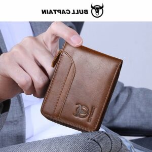 short Horizontal Style Casual Change Driver’s License Multi Function Card Slot Wallet