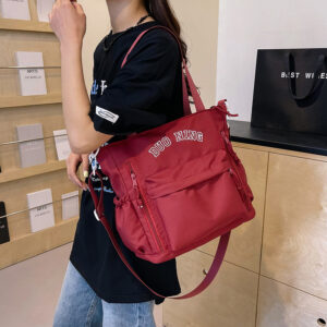 Large Capacity Casual Going Out, Tutoring Bag, Trendy Korean Style Shoulder Crossbody Tote Bag For Women In 2026