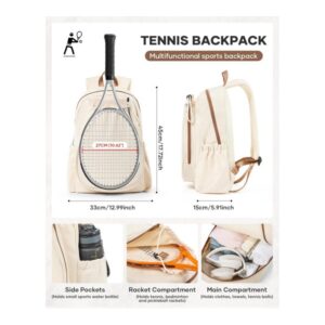 Tennis Backpack Outdoor Sports Shoulder Peak Ball Badminton Bag Functional Luggage