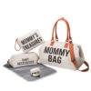 Beige three small bags diaper