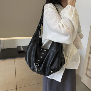 Large Capacity Casual Fashion Retro Shoulder Crossbody Bag Niche Design Women’s Tote Bags