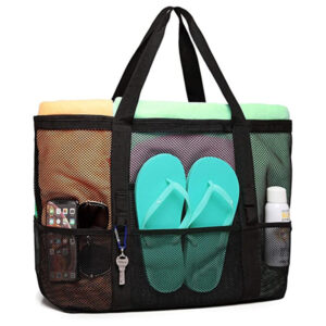 Large Capacity Toy Mesh Swimming Multifunctional Travel Handheld Single Shoulder Beach Swimsuit Storage Bag