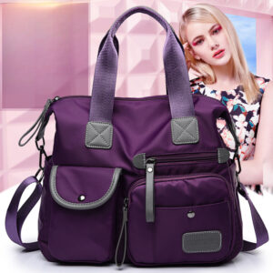 2026 New European And American Fashion Women’s Mommy Nylon Shoulder Handbag Travel Large Crossbody Bag