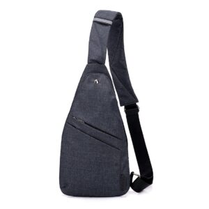 Men’s Anti-theft Close Fitting Chest Casual Backpack, Splash Proof Single Shoulder Bag, Large Capacity Outdoor