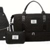 black three-piece set