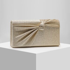 Ladies’ Pleated Shiny Banquet High-end Evening Dress Bag, Handbag, Wedding Gift Bag