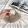 Silver Bag Champagne Diamonds