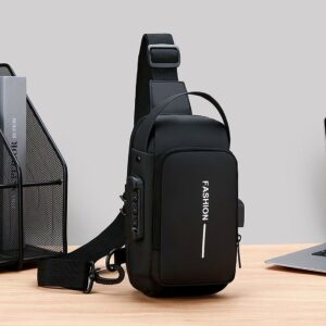 New Messenger Locomotive Breast High Sense, Anti-theft Shoulder Bag Fashionable Cycling Men’s Outdoor