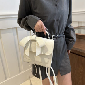 Bowknot For Women 2026 New Trendy Fashion College Style Backpack Sweet Handbag Shoulder Bag