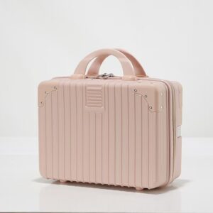 Retro Style Handbag Small Suitcase Cosmetic Souvenir Gift Packaging Box Travel Case With Trolley Handle 14 Inch Women’s
