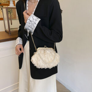 European And American Pearl Small Flower Underarm 2026 New Trendy Versatile Elegant Shoulder High-Value Fashion Design