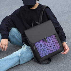 Men’s Trendy Backpack Stylish Sophisticated For Commuting College Students Black Brown Tan Business Travel Casual