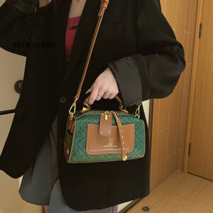 Women’s Bags source factory Boston niche design fashion shoulder messenger bag