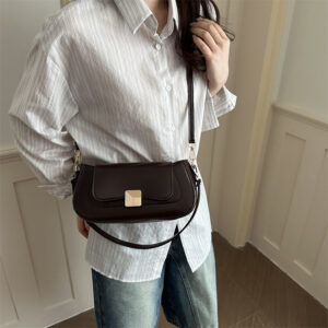 High-end Women’s 2026 New Model Baguette Vintage Handbag, Stylish Underarm Bag, Trendy Girl’s Shoulder And Crossbody
