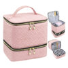 Bamboo pattern pink cotton