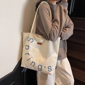 Single Shoulder Bag For Women, Korean Style, Fashionable, Large Capacity, Outdoor Commuting, 2026 New Niche Embroidered