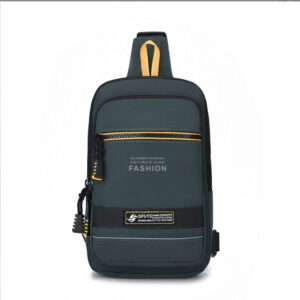 Men’s Breast Outdoor Function Messenger European And American Trend Shoulder Bag Multifunctional Small Backpack