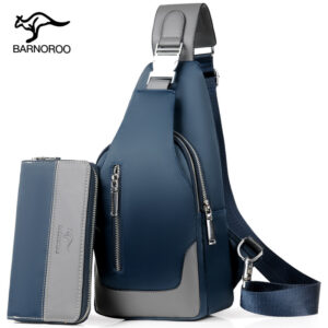 Men’s Chest Crossbody Shoulder Bag For Cycling Oxford Cloth Trendy Outdoor Luggage & Bags