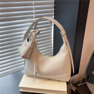 Large Kite Lunch Box Niche Armpit Stick Hobo Shoulder Bag, High-end Leather Crossbody Bag