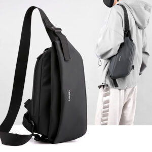 New Men’s Multi-compartment Breast Shoulder Casual Fashion Trend Multifunctional Anti-splashing Messenger Bag