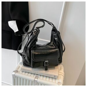 High-end Retro Backpack For Women Fashionable Versatile Underarm Single Shoulder Large Capacity Commuter Tote Crossbody